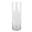 Clear Glass Cylinder Vase, 12"