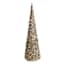 Gold Glittered Cone Tree, 18"