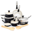 GreenPan 16-Piece Rio Cookware Set, Black
