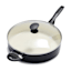 GreenPan Rio Black Covered Frying Pan, 5qt