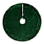 Classic Christmas Green Velvet Tree Skirt, 48"