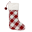 Homespun Holiday Red Buffalo Plaid Stocking, 18"