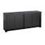 Huxley Wooden Media Cabinet, Black