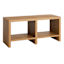 Hazel Cube Storage Bench - Rustic Natural Finish