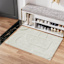 (B884) Crosby St. Ivory High-Low Accent Rug, 27x45