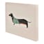 Beret Dachshund Dog Canvas Wall Art, 16x12