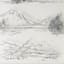 Ty Pennington Glass Framed Mountain Ink II Print Wall Art, 19x37