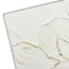 Providence Framed White Flower with Gold Canvas Wall Art, 36x24