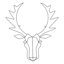 Ty Pennington Deer Wall Art, 21x23