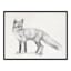 Ty Pennington Framed Fox Canvas Wall Art, 17x13