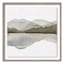 Ty Pennington Glass Framed Mountain Print Wall Art, 25"
