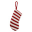 Knit Red Striped Stocking, 5"