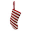 Knit Red Striped Stocking, 5"