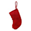 Knit Red Striped Stocking, 5"
