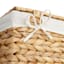 Natural Water Hyacinth Laundry Hamper, Large