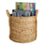 Braided Arrow Weave Round Storage Basket, Large