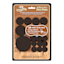 Parker & Bailey 68-Piece Brown Furniture Felt Pads