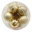 50-Count Gold Mix Shatterproof Ornaments