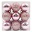 27-Count Pink Mix Shatterproof Ornaments, 40mm