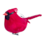 Homespun Holiday Feathered Cardinal Clip Ornament, 5"