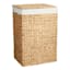 Natural Water Hyacinth Laundry Hamper, Small