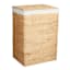 Natural Water Hyacinth Laundry Hamper, Medium