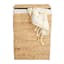 Natural Water Hyacinth Laundry Hamper, Medium