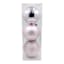 3-Count Pink Glittered Shatterproof Ornaments, 5.9"