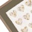 Honeybloom Glass Framed Floral Hearts Print Wall Art, 13x15