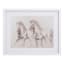 Ty Pennington Glass Framed Horses Print Wall Art, 12x16