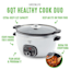 GreenLife Slow Cooker, White