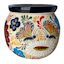 Hand Painted Talavera Butterfly Outdoor Planter, Small
