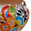 Hand Painted Talavera Natural Bean Outdoor Planter, Large