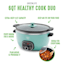 GreenLife Slow Cooker, Turquoise