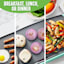 GreenLife XL Electric Griddle, Turquoise