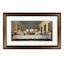 Glass Framed The Last Supper Print Wall Art, 27x17