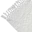 Found & Fable White Woven Fringe Bath Rug, 20x32