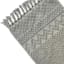 Found & Fable Smoke Green Woven Fringe Bath Rug, 20x32