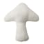 Honeybloom Ivory Mushroom Shaped Throw Pillow, 14x16