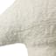 Honeybloom Ivory Mushroom Shaped Throw Pillow, 14x16