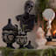 Black Skull Wall Decor, 14"