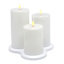 3Pk Rechargable Led Pillars