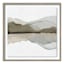 Ty Pennington Glass Framed Mountain Print Wall Art, 25"