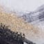 Crosby St. Blue & Gold Abstract Canvas Wall Art, 50x25