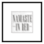 Found & Fable Framed Namaste in Bed Canvas Wall Decor, 12.5"