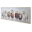 Honeybloom Framed Sheep Canvas Wall Art, 37x13