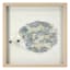 Honeybloom Glass Framed Hedgehog Print Wall Decor, 12"