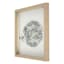 Honeybloom Glass Framed Hedgehog Print Wall Decor, 12"