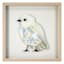 Honeybloom Glass Framed Bird Print Wall Decor, 12"