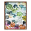 Glass Framed Colorful Abstract Print Wall Art, 16x20
